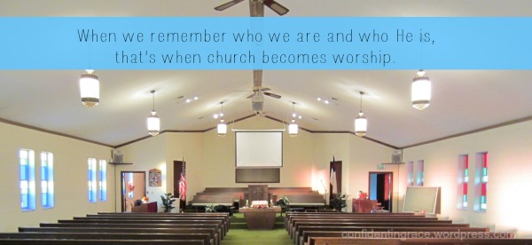 Sometimes even the pastor's wife doesn't feel like going to church.  Here's a change in perspective that moves us from church-going to true worship.  When Church Becomes Worship