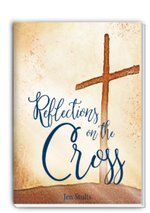 Grab your FREE 5-day, mini-devotional! Reflections on the Cross by Jen Stults is the perfect reminder to preach the gospel to yourself.  #christianwomen #freeprintable #biblestudy #devotional Being Confident of This | community of work-in-progress women | progress not perfection | identity in Christ | Christian confidence | godly confidence | gospel | Jesus | Easter meditations | resurrection meditations