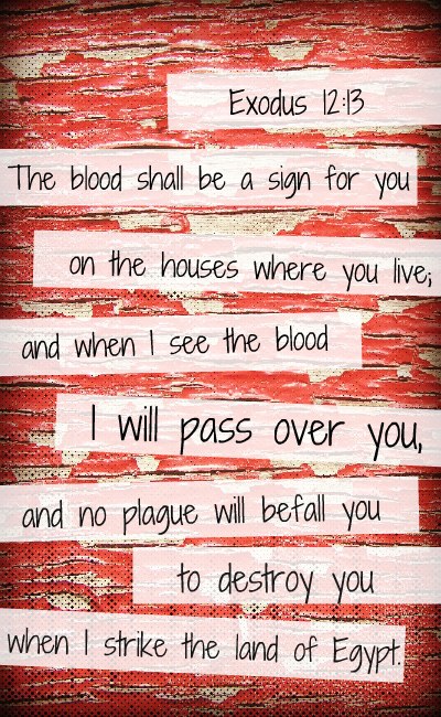 This is what it means to be painted red. All of the mistakes, ugliness, and scars that were ours before are blotted out by bold, beautiful strokes in the hand of a Master who loves us enough to give a one and only Son. Painted Red What the first Passover means for us today