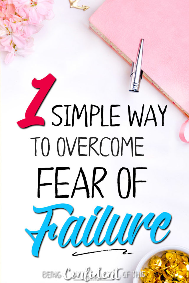 Does fear of failure get in the way of your goals? Here's how Christian women can find victory! #goals #godlywomen #overcome #settinggoals Being Confident of This | resources | goal setting tips | New Year | how to meet your goals | godly goals | God's will | discerning God's direction for my life | overwhelmed by big goals | overcoming fear | fear of failure | perfectionism | recovering perfectionist | Grace Goals