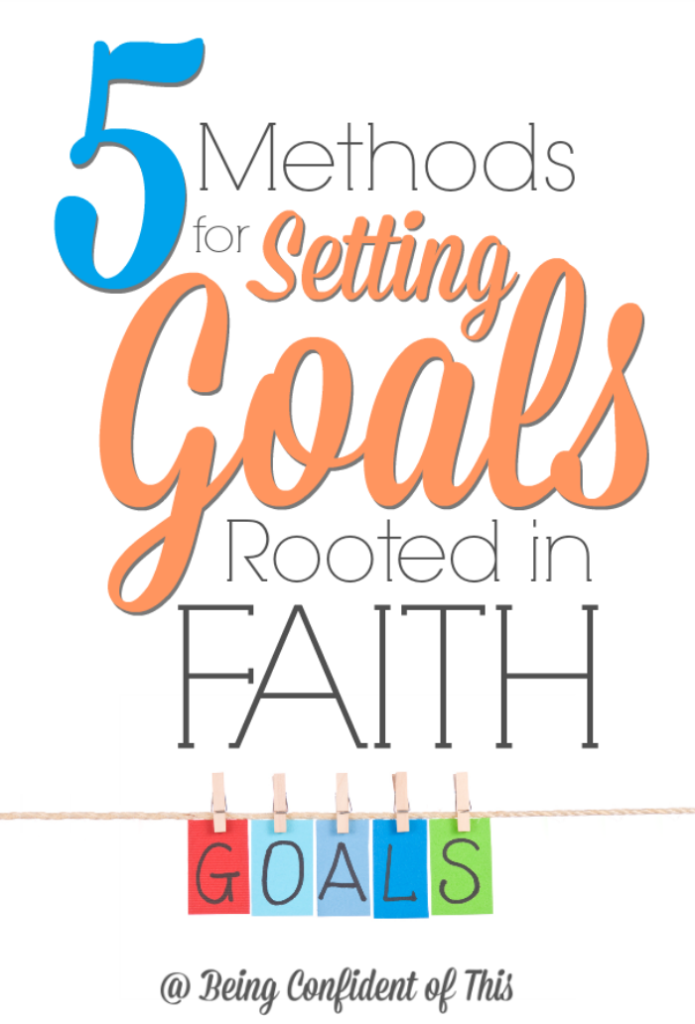 Goal-setting is no easy task, especially if you don't know how or where to begin. To plan for success, follow these 5 methods for setting goals that are rooted in faith. Bonus - one important resource to help you plan goals with grace! 5 Methods for Setting Goals Rooted in Faith