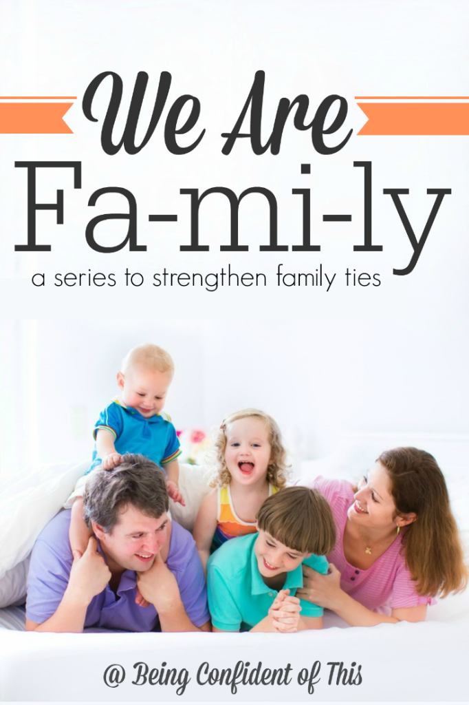 Why are some families so much more close-knit than others? What makes a strong family?  Join us for this series on strengthening family ties - We Are Family at Being Confident of This