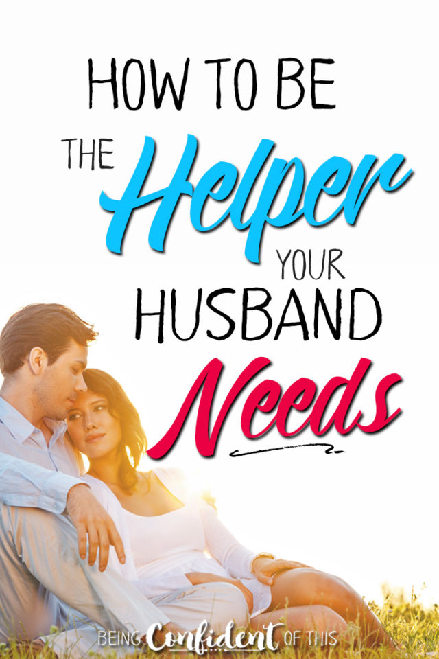 This one word changed the way I viewed my role as a Christian wife! How to be the helper your husband needs in your marriage. #marriageadvice #Christianmarriage #godlywife Being Confident of This | helping your husband | how to be a good wife | marriage help | encouragement | marriage tips | Christian marriage | Hope for the Hurting wife | avoid divorce | marriage God's way