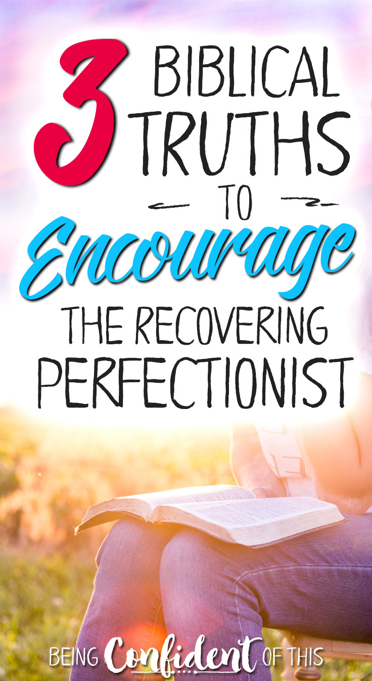 When failure seems to dog your every step, when you feel less than, when the Enemy whispers lies about how you're not good enough, lean on these biblical truths to overcome the pull of perfectionism! Bible verse | free printable | perfectionism | Christian women | overcome | hope for perfectionists | encouragement | Bible study | devotional #perfectionism #encouragement #bibleverse #Christianwomen