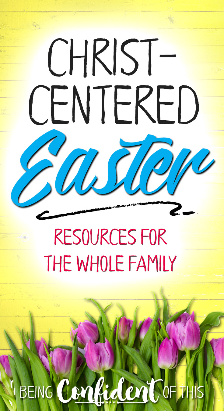 Help your family understand the deep meaning of Easter and why we celebrate! Use these Christ-centered Easter resources to teach them the gospel in fun ways. keep Christ in Easter, Easter and Jesus, Christian Easter resources, Christian family, Easter activities, Easter books for kids, Easter devotionals