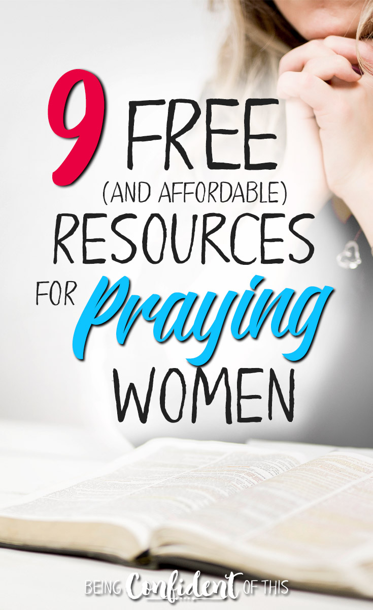 If you want a consistent prayer habit, you need a specific plan. These powerful prayer resources give praying women a plan to follow! #Christianwomen #prayer #printables #spiritualqrowth resources for Christian Women | Being Confident of This | Praying Wife | Praying Mom | praying for marriage | praying for kids | war room | free printables | bliblical tools